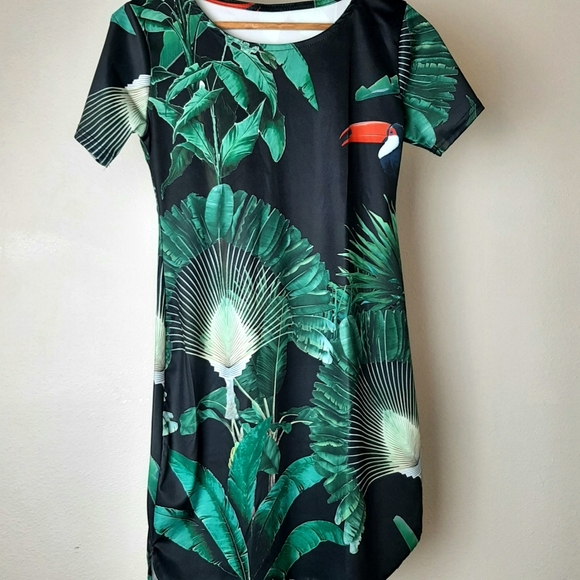 Tropical print dress - Picture 2 of 5